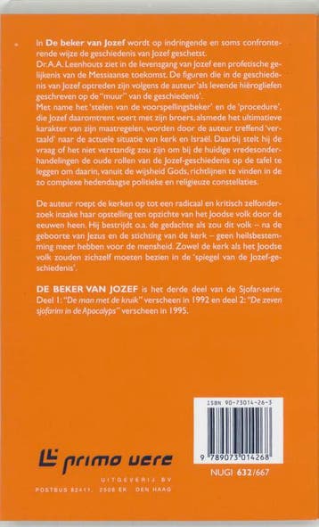 De beker van Jozef / Sjofar-serie / 3 9789073014268, Verzenden, Zo goed als nieuw, A.A. Leenhouts