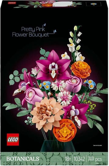LEGO Botanicals Roze boeket - Bloemen Decoratie - 10342, Ophalen of Verzenden, Nieuw, Lego