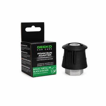 Gecko snowfoam gun-adapter M22/14mm (Bosch / Turtle / Black, Ophalen of Verzenden