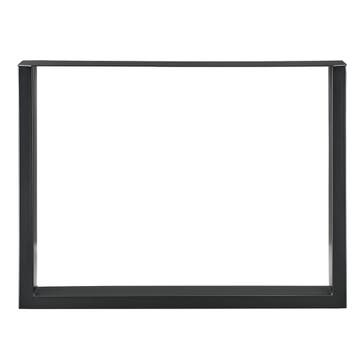 Stalen onderstel U tafelpoot set van 2 meubelpoot 90x72 cm z, Verzenden, Nieuw