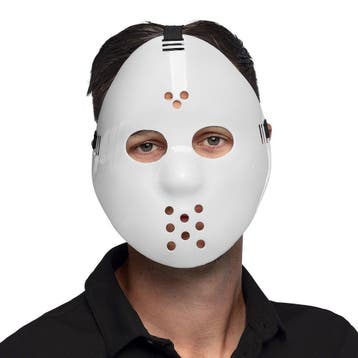 Hockey Mask Jason Wit, Verzenden, Nieuw, Feestartikel