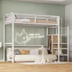 Stapelbed 90x200 / 140x200 cm met Ladder en Opbergplank, Verzenden, Nieuw