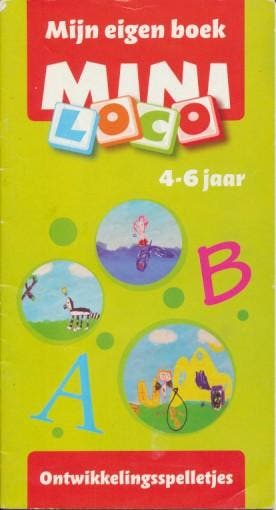 Mini Loco ontwikkelingsspelletjes Mijn eigen boek (4-6 jaar), Verzenden, Nieuw