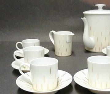 Jean Louis Coquet Limoges - Koffieservies (14) - Porselein