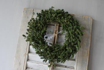 Krans Wilde Lavendel green 25 cm, Ophalen of Verzenden, Nieuw