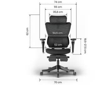 Ergonomische Bureaustoel - Office Chair - Gamestoel - Volwas, Verzenden, Zo goed als nieuw