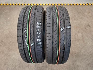 235/65/16C 115/113R CONTINENTAL ZOMERBANDEN 9,4MM PROFIEL 2X, Auto-onderdelen, Banden en Velgen, Ophalen, 16 inch, 235 mm, Band(en)