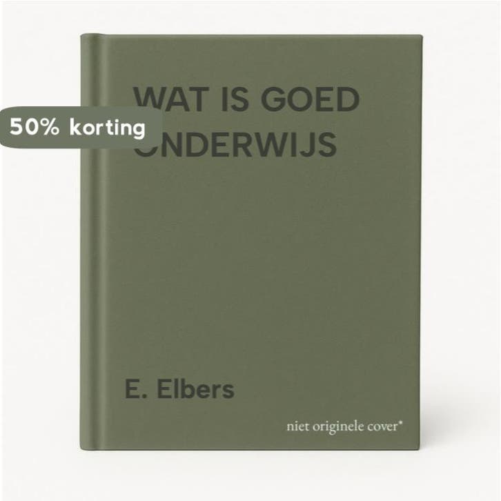 WAT IS GOED ONDERWIJS - E. Elbers 9789064816031, Boeken, Studieboeken en Cursussen, Gelezen, Verzenden