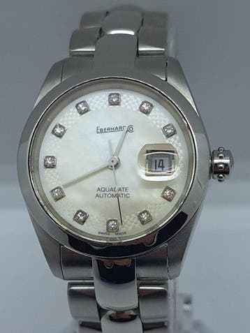 Eberhard & Co. - Aquadate Lady Mother of Pearl & Diamonds, Nieuw