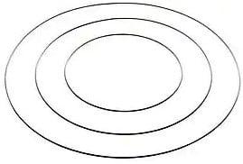 Metalen frame creating 6 mm buc rond ø80 cm buitenste op, Hobby en Vrije tijd, Knutselen, Nieuw, Ophalen of Verzenden