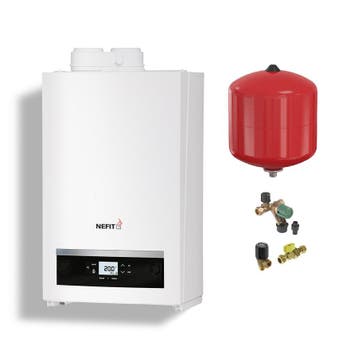 Combi-deal Nefit Trendline II HRC 25 CW4 + Renovatiepakket, Nieuw