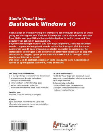 Basisboek Windows 10 9789059054912 Studio Visual Steps, Boeken, Verzenden, Gelezen, Studio Visual Steps