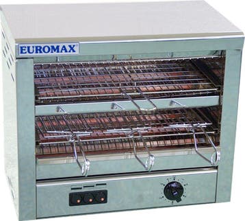 Euromax toaster met dubbele etage - afzonderlijk instelbaar., Verzenden, Nieuw in verpakking