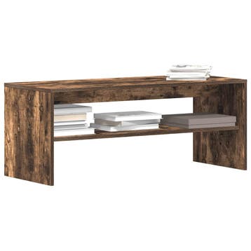 vidaXL Tv-meubel 100x40x40 cm bewerkt hout gerookt, Verzenden, Nieuw, Overige houtsoorten