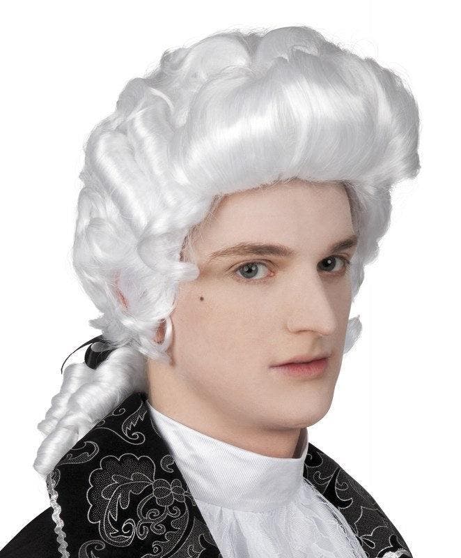 Mozart pruik, markies, Kleding | Heren, Carnavalskleding en Feestkleding, Verzenden