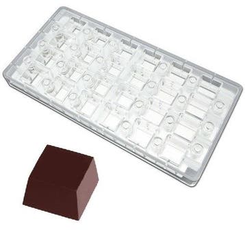 Magneet bonbonvorm Vierkant 24x24x14mm (24), Verzenden, Nieuw