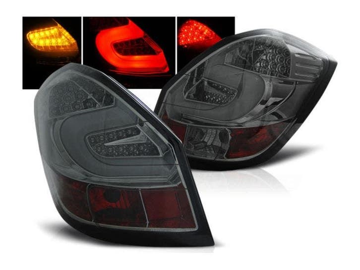 LED bar achterlicht units Smoke geschikt voor Skoda Fabia 2, Auto-onderdelen, Verlichting, Nieuw, Skoda, Verzenden