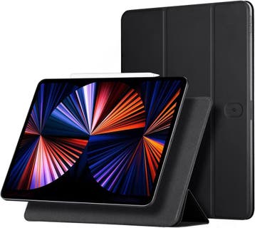 iPad Folio Hoes Zwart - Professioneel - 68% Korting, 11 inch, Nieuw, Bescherming voor- en achterkant, Ophalen of Verzenden