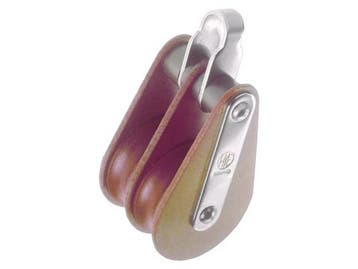 HYE Blok 2 Poelies Met Beugel 16x60 mm, Ophalen of Verzenden, Nieuw, Zeilboot of Motorboot