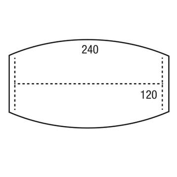 VAT model blad, 240x120cm, Overige plaatsen, Ophalen of Verzenden, Nieuw in verpakking, Bureau