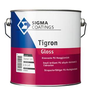 Sigma Tigron Gloss - Wit - 2,5 liter - vergelijkbaar met..., Wit, Nieuw, Ophalen of Verzenden, Lak