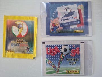Panini USA 94 World Cup, France 98 World Cup, WC Korea/Japan, Nieuw