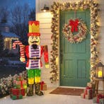 2dekans | Coast Verlichte Notenkraker Soldaat 170 cm Warm, Diversen, Kerst, Ophalen of Verzenden, Zo goed als nieuw