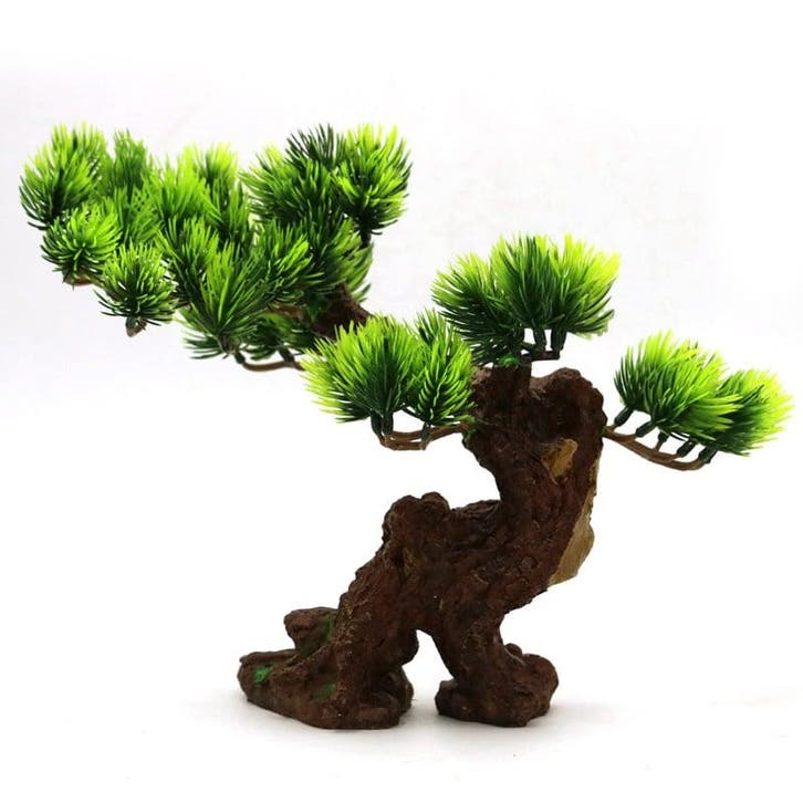 Bonsai boom met gebogen stam OS-205 - aquarium decoratie, Dieren en Toebehoren, Vissen | Aquaria en Toebehoren, Nieuw, Ophalen of Verzenden