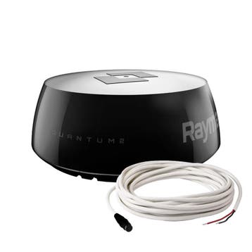 Raymarine Radar Quantum 2 Doppler Q24D Zwart met 10mtr Voedi, Ophalen of Verzenden, Nieuw