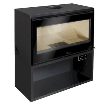 Houtkachel Paris 800 3 Zijdig Glas, Nieuw