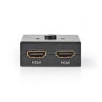 HDMI switch | Nedis | 2-poorts, Audio, Tv en Foto, Audiokabels en Televisiekabels, Verzenden, Nieuw