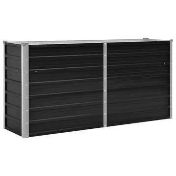 Metalen Bloembak XL - Antraciet | Nu 58% Korting, 100 cm of meer, Balkon, Nieuw, Ophalen of Verzenden