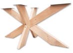 Matrix Kruispoot Hout 140x70x72cm Koker 150x50mm Tafelpoot, Ophalen of Verzenden, Nieuw
