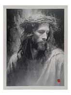 Passione – Druk op leer 90,00 x 68 cm - Wandtapijt - 90 cm -