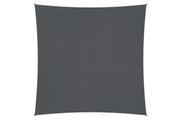 Schaduwdoek 5 x 5m | Vierkant - Waterresistent | Antraciet, Ophalen of Verzenden, Nieuw