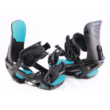 S snowboard bindingen SALOMON UNITE, black/blue (NIEUWE), Verzenden, Nieuw