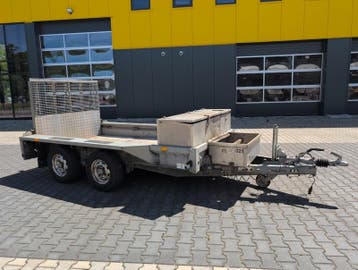 Tandemas aanhanger machinetransporter, Ifor Williams Trai, Nieuw