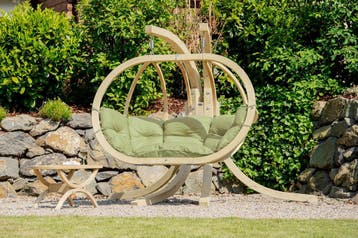 Hangstoel Buiten 2persoons | Amazonas | Globo Royal Chair, Verzenden, Nieuw, Hout