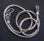 Alloy 925 zilveren slangenketting, gearticuleerd, 62 cm, 55