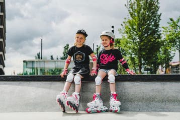 Nijdam Skeelers - Verstelbaar - Kinderen - Sk8 Star - Wit -, Ophalen of Verzenden, Zo goed als nieuw