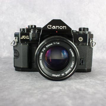 Canon A-1 + FD 1.4/50mm | Analoge camera, Nieuw