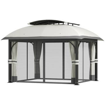 Paviljoen Met Dubbeldak, 4x3,3 M Waterafstotend Stabiel Wint, Verzenden