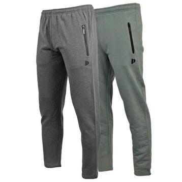 Donnay Donnay Heren - 2-Pack - Joggingbroek rechte pijp Sky, Kleding | Heren, Broeken en Pantalons, Verzenden, Nieuw