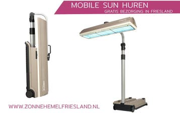 Zonnebank huren? 2e 4 weken Nu €60! Installatie in Friesland, Verzenden, Zo goed als nieuw, Zonnebank enkelzijdig, 10 tot 15 lampen