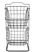 Dubbele Hangende Draadmand voor Fruit en Snacks, Verzenden, Nieuw
