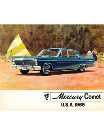 1965 MERCURY COMET BROCHURE DUITS, Nieuw, Author