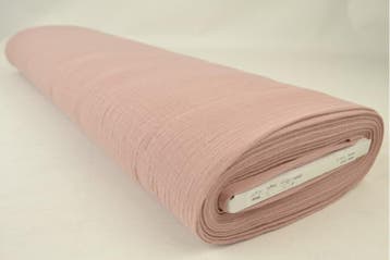 Mousseline stof Dusty roze – Katoenen stof op rol, 120 cm of meer, Ophalen of Verzenden, Katoen, Roze