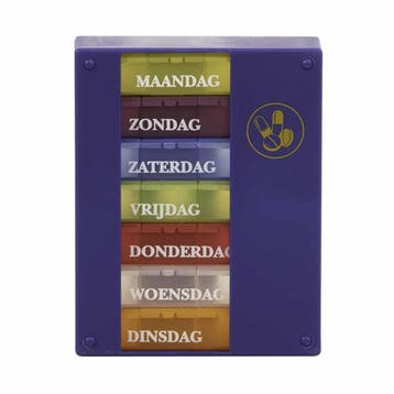 Pillenbox 1 week - 4 vaks | Able2, Ophalen of Verzenden, Nieuw
