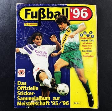 Panini Complete Sticker Album Fußball 96 Austrian, Nieuw