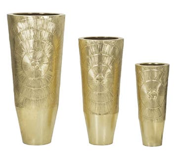 VAASHOUDER GOLDELY SET 3 STUKS CM Ø, Huis en Inrichting, Ophalen of Verzenden, Nieuw